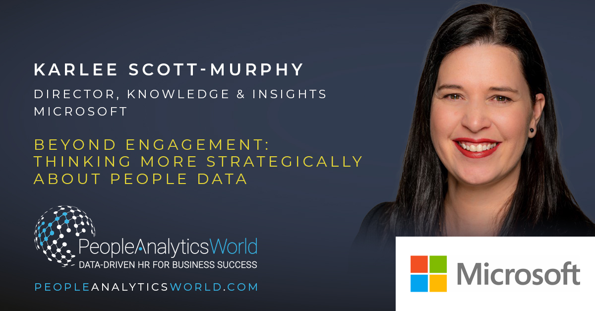 Beyond Engagement: Thinking more Strategically about People Data