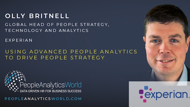 Using Advanced People Analytics to Drive People Strategy