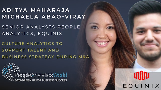 Culture Analytics to support Talent and Business Strategy during M&A