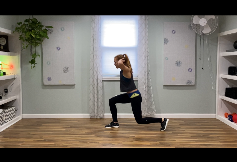 Squats, lunges and cardio 