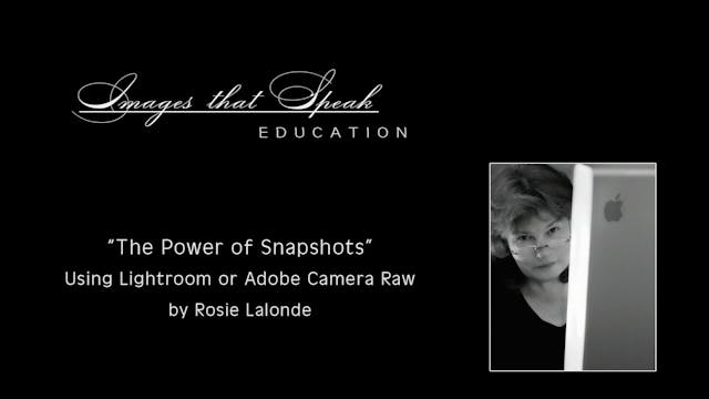 Lesson 06: The Power of Snapshots