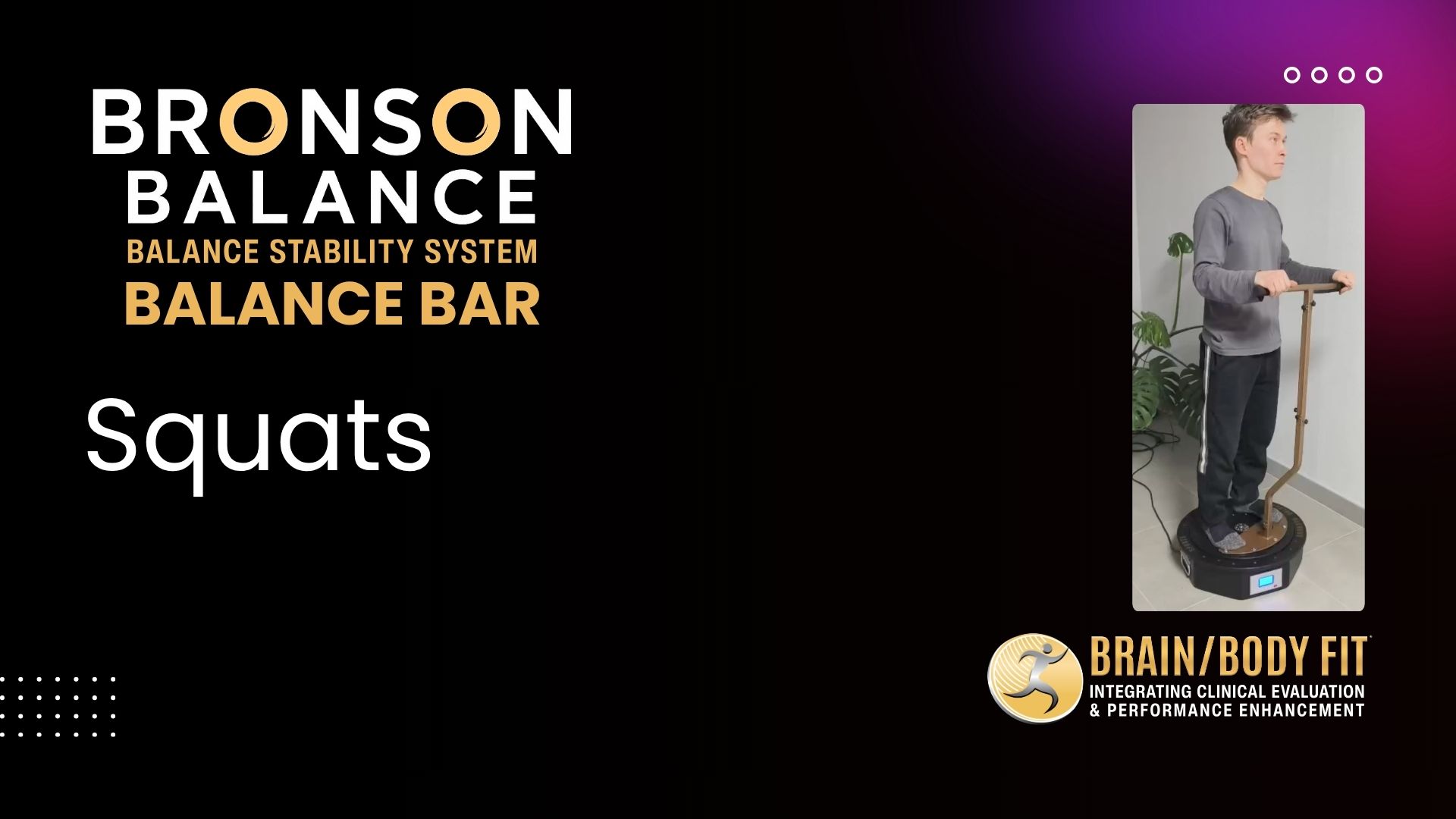 Bronson Balance Bar Squats for Stability & Strength