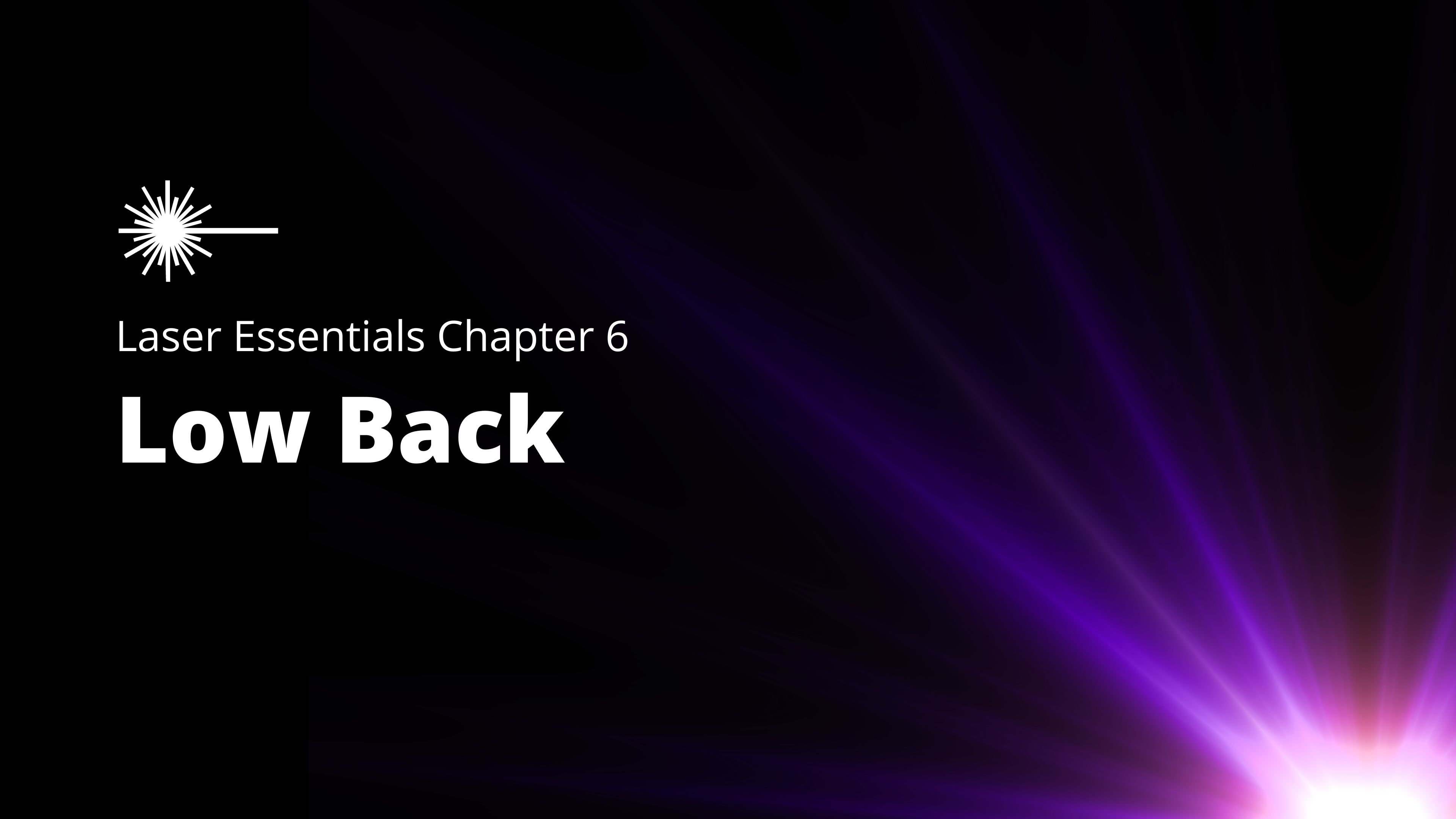 Low-Level Laser Therapy Essentials - Chapter 6 - Low Back