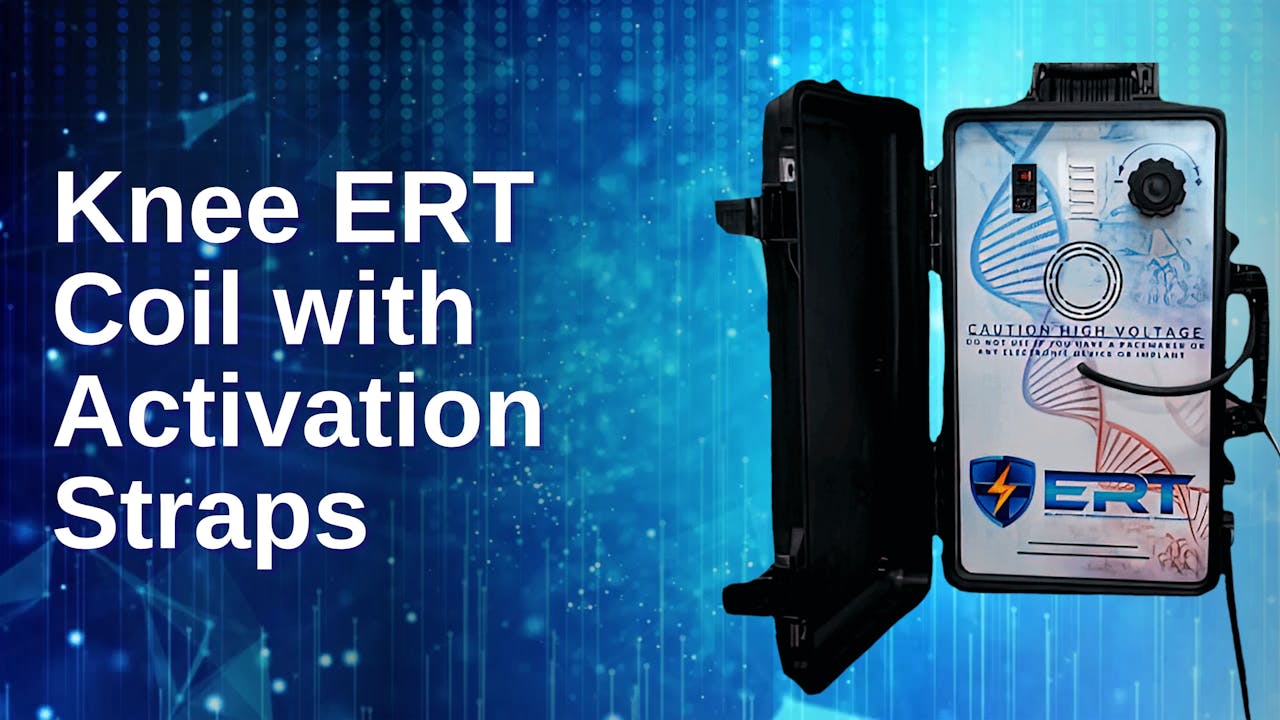 Knee ERT Coil with Activation Straps Pulsed Field