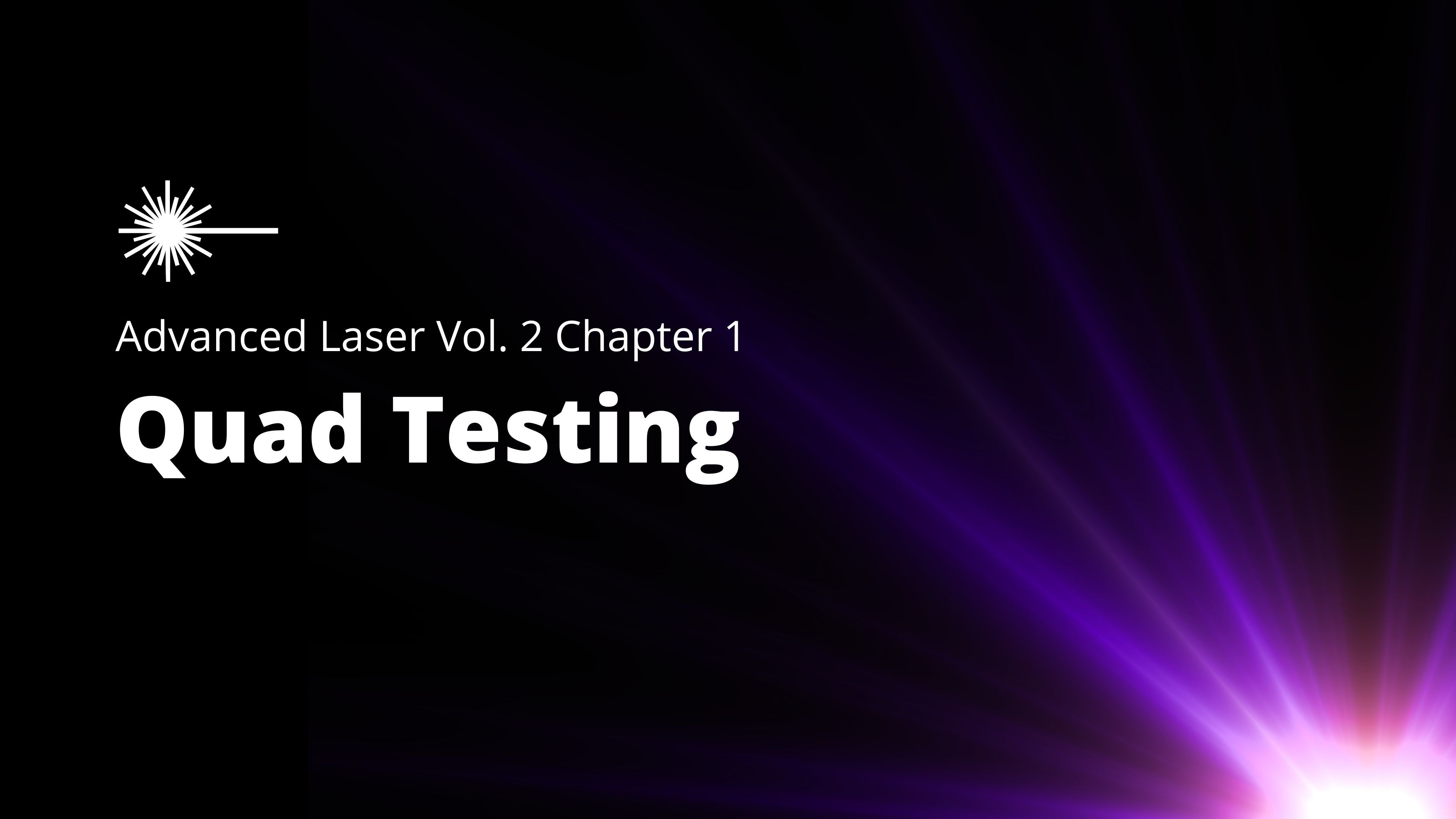Advanced Low-Level Laser Therapy Volume 2 - Chapter 1 - Quad Testing
