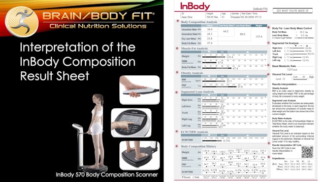 2 - Interpretation of the InBody Composition Result Sheet