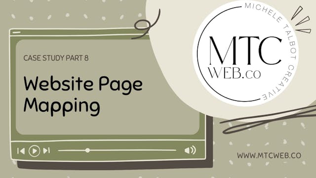 Part 8:  Website Page Mapping