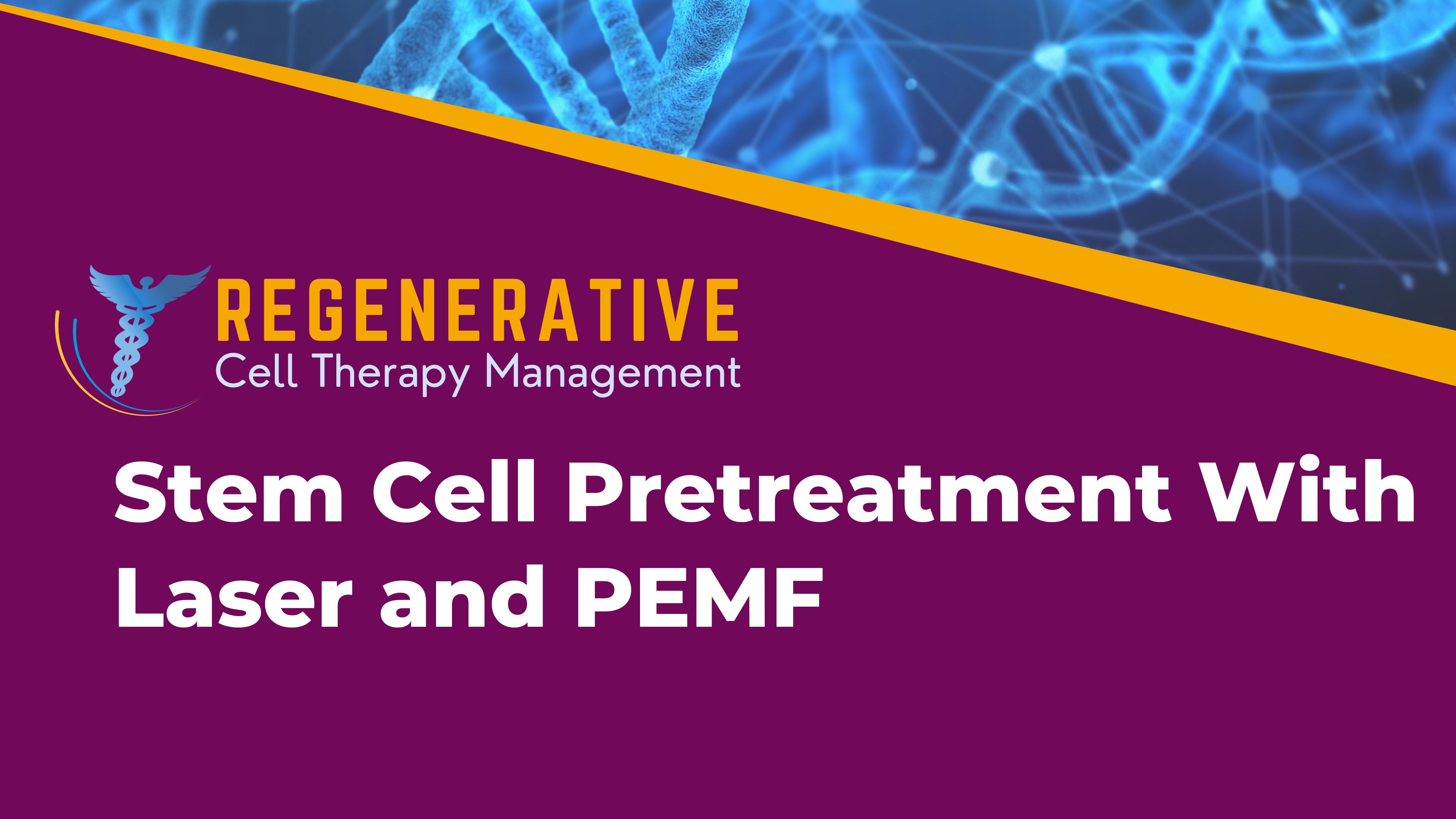 Stem Cell Pretreatment With Laser and PEMF