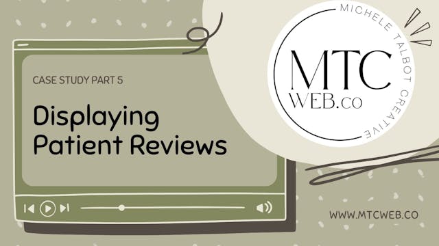 Part 5:  Displaying Patient Reviews