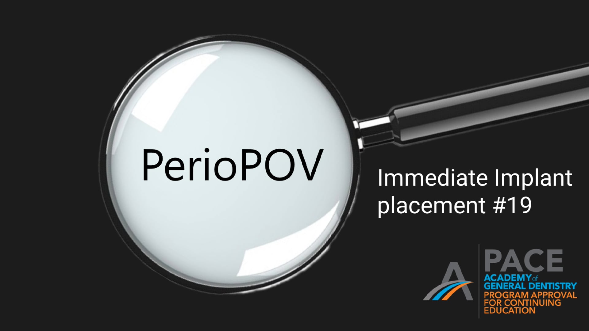 Immediate Implant placement #19