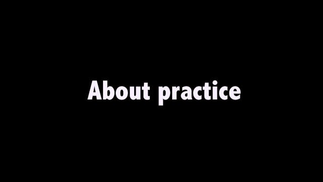 Taichi shibashi 22 - About practice