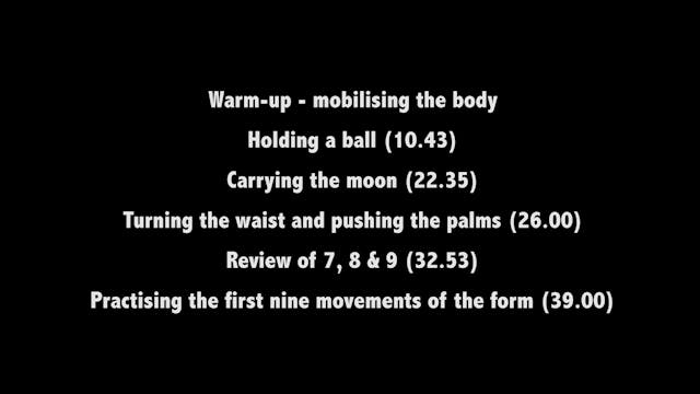 Taichi shibashi 04 - Movements seven to nine