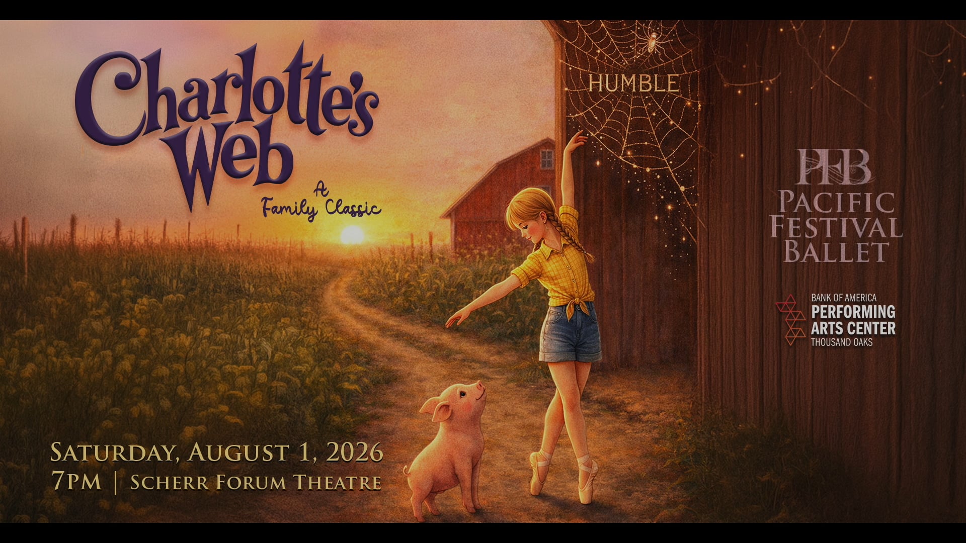 PFB Charlotte's Web - 2026 August 1st