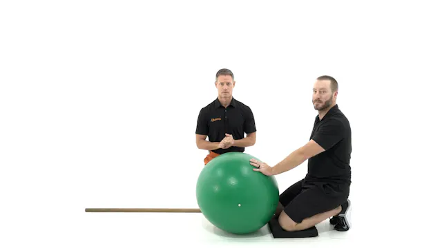 Forward Ball Roll for Low Back Pain