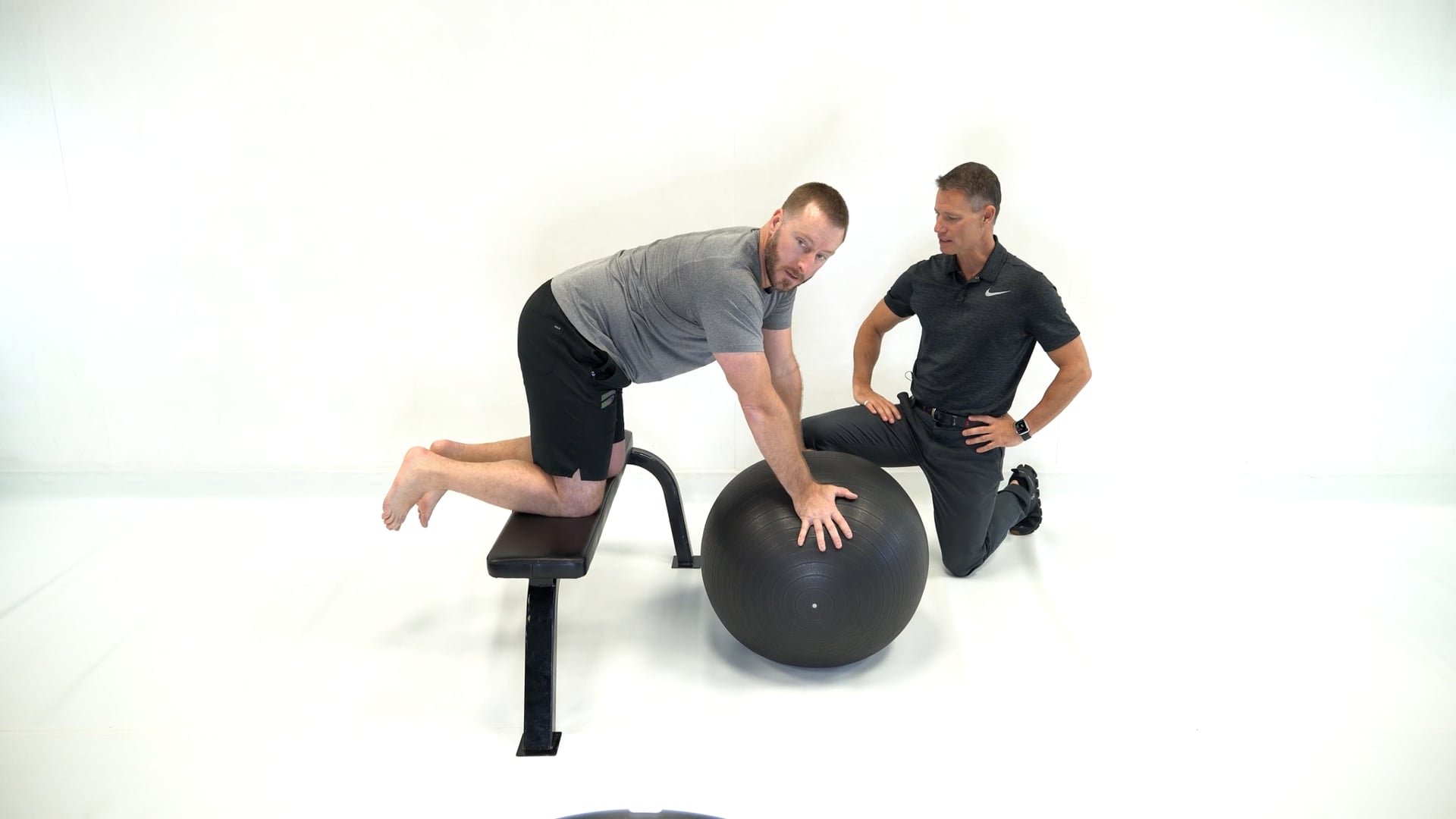 4 Point Exercises with Stability Ball