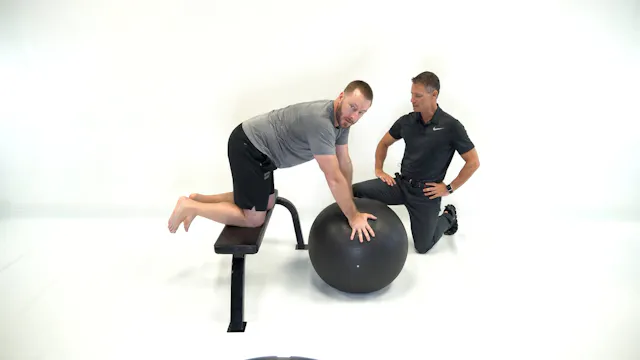 4 Point Exercises with Stability Ball