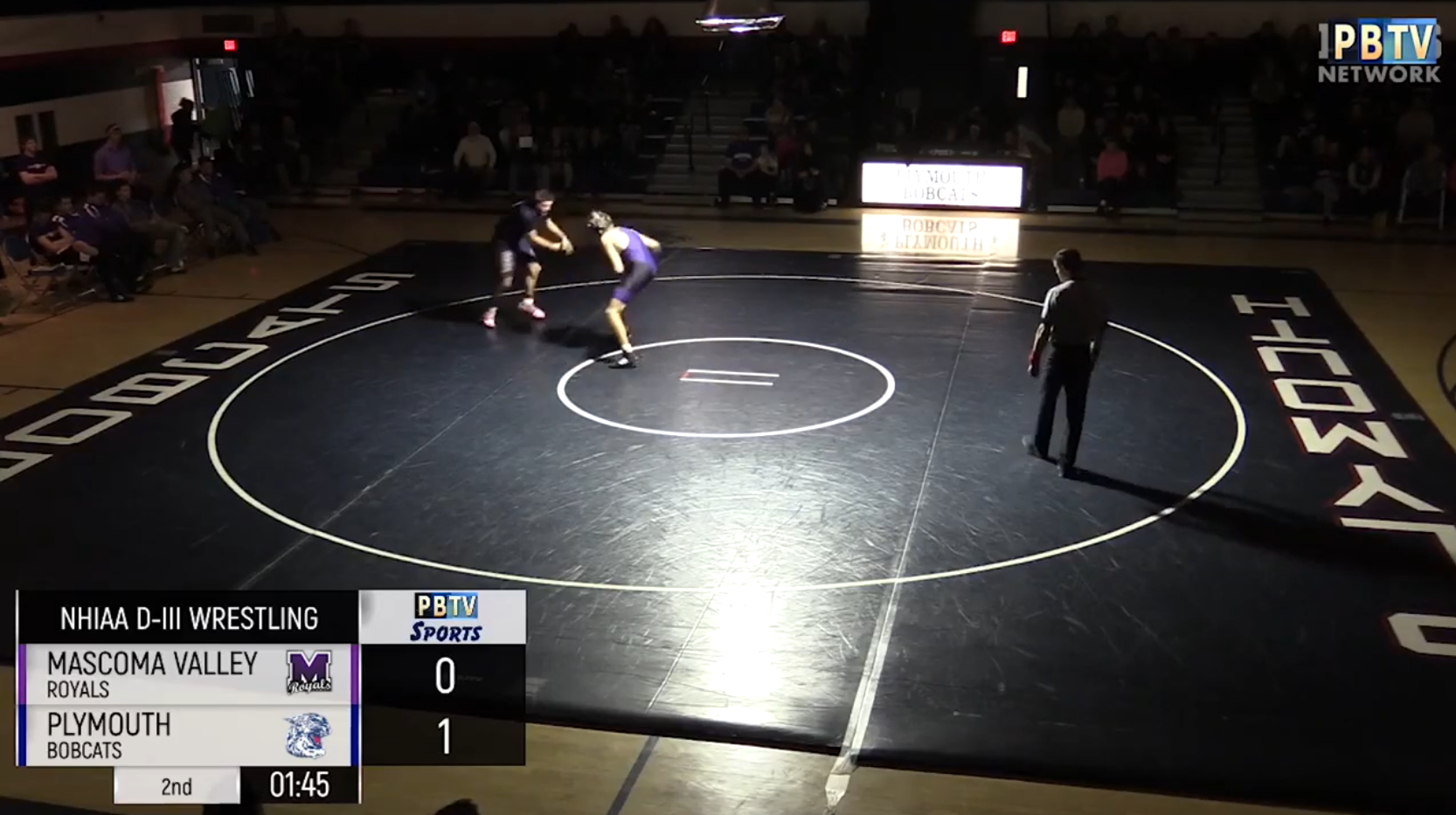 PRHS Bobcats Wrestling vs. Mascoma Valley Royals 12-11-19