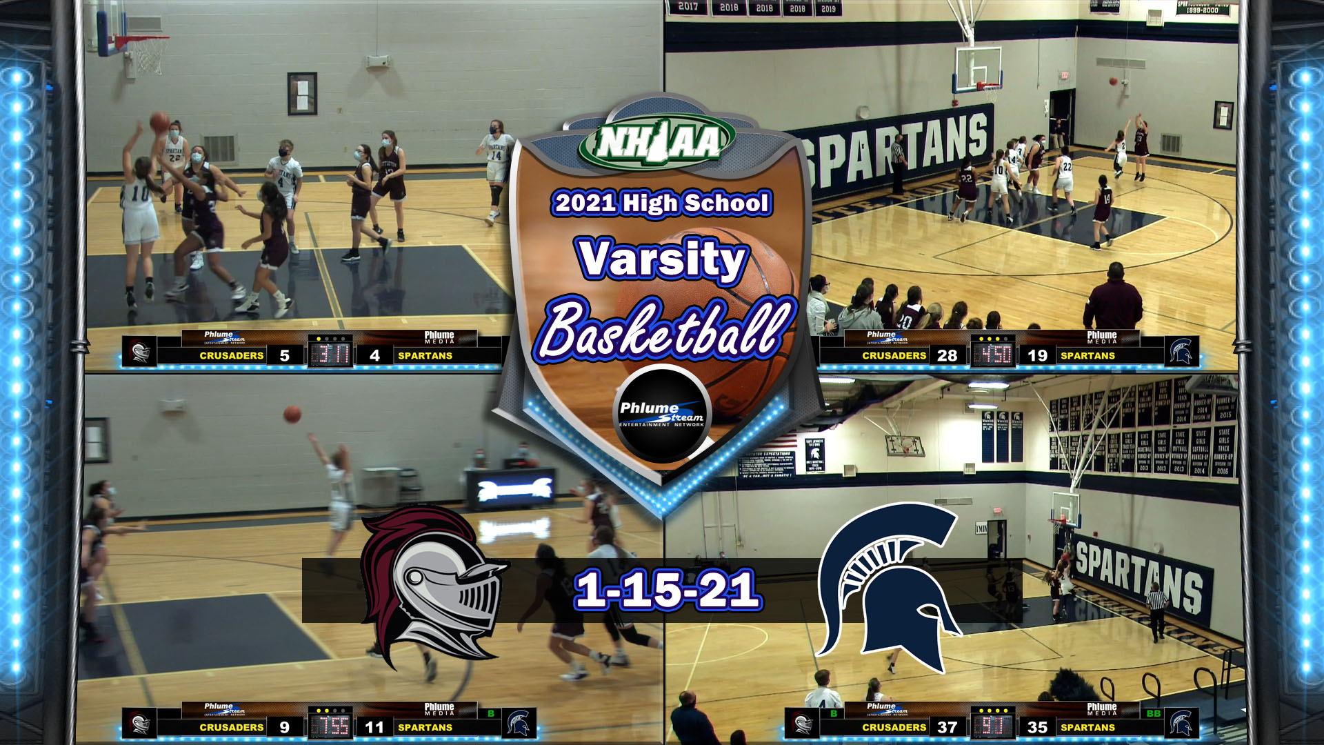 NHIAA Girls Varsity Basketball - LTN vs WMRHS 1-15-21