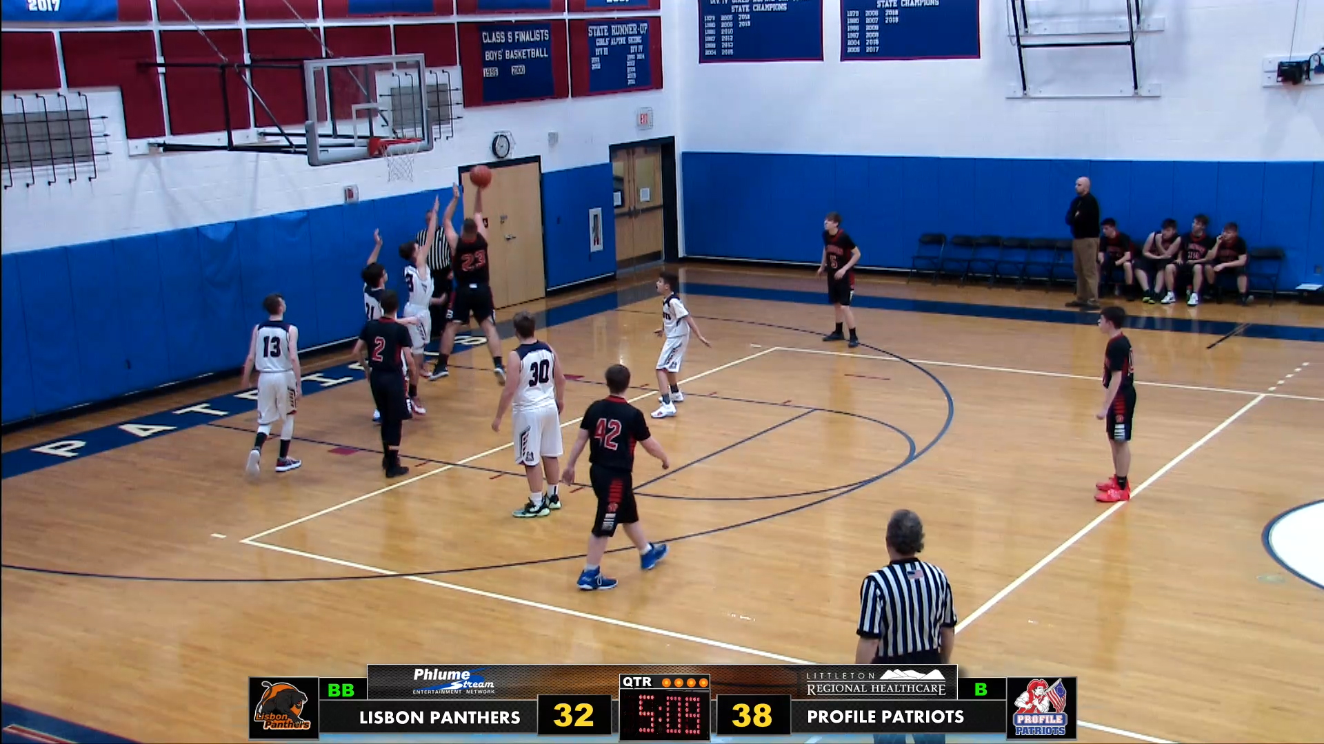 D4 Boys Varsity Basketball: Lisbon vs Profile