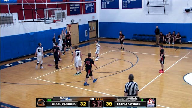 D4 Boys Varsity Basketball: Lisbon vs...