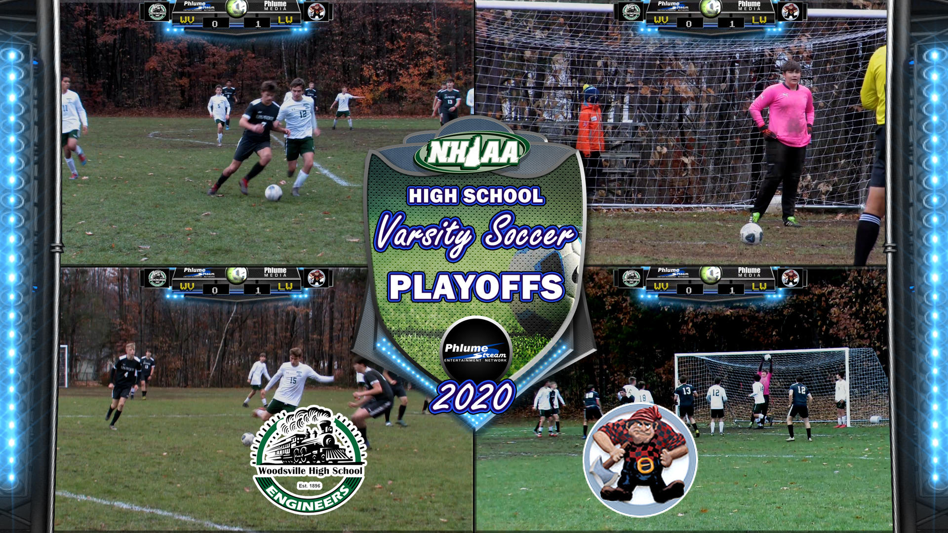 NHIAA Boys Playoff Soccer: Woodsville vs LinWood: 10-28-20