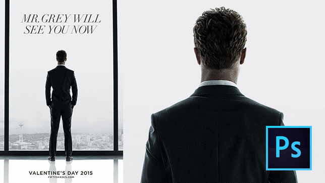 Movie Poster, Layer by Layer: 50 Shades of Grey