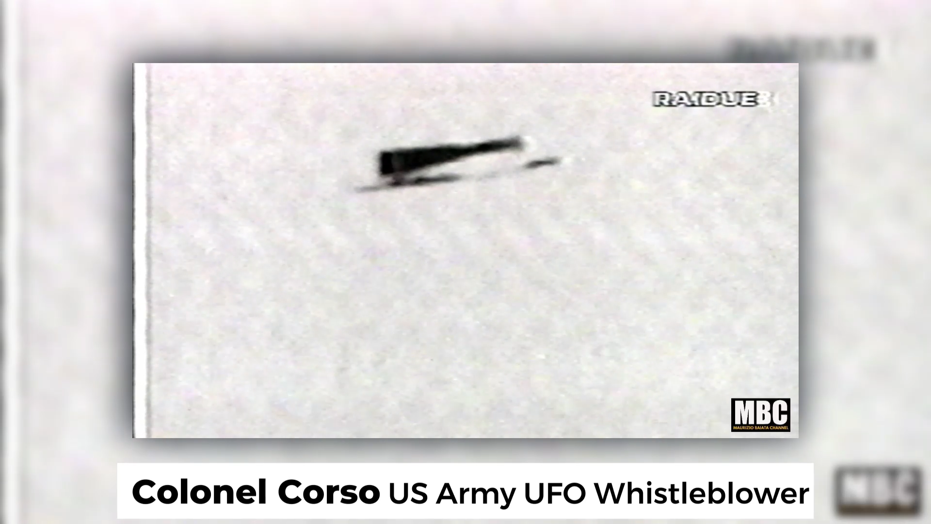 RAI TV - Philip Corso. US Army Whistleblower