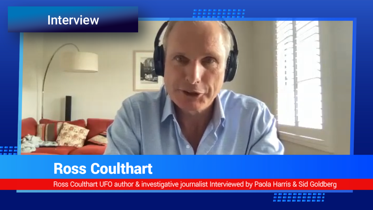 Ross Coulthart UFO author & investigative journalist 
