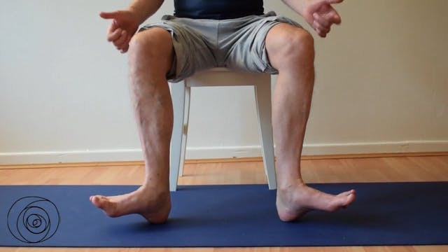 activation outside ankle, knee and hip