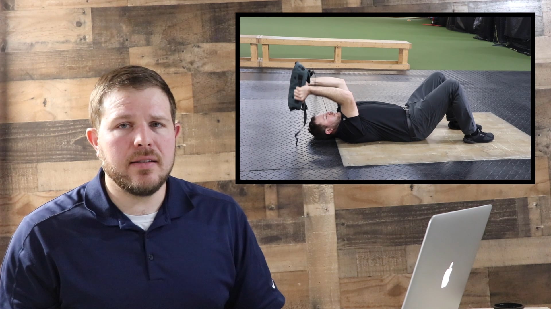 Tricep Skull Crusher with Ruck Sack 