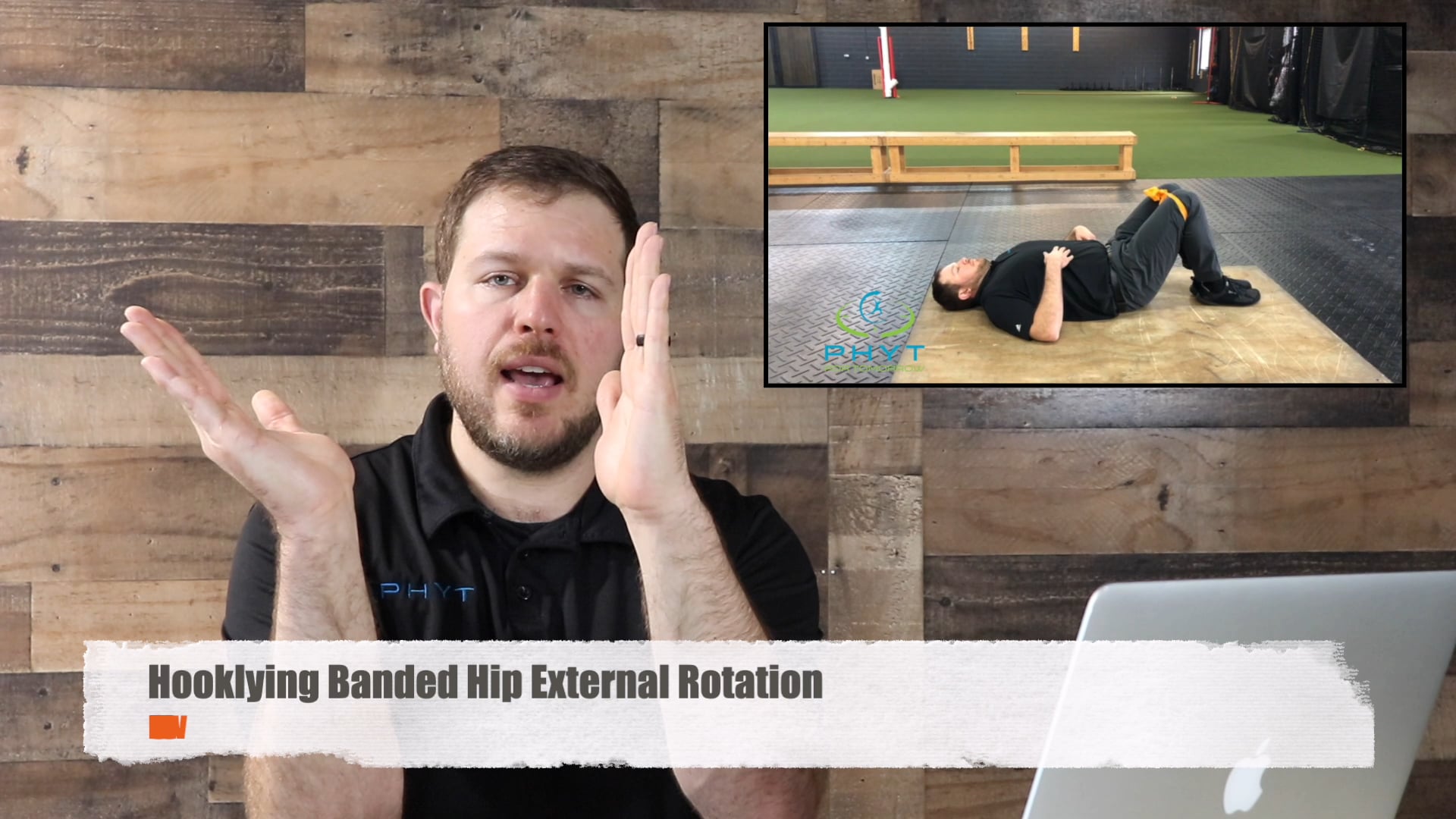 Hooklying Banded Hip External Rotation