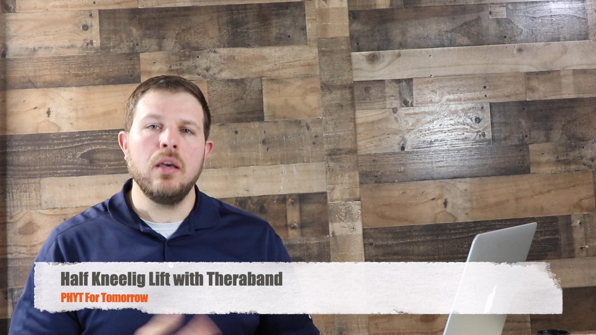 Half Kneeling Lift With Theraband