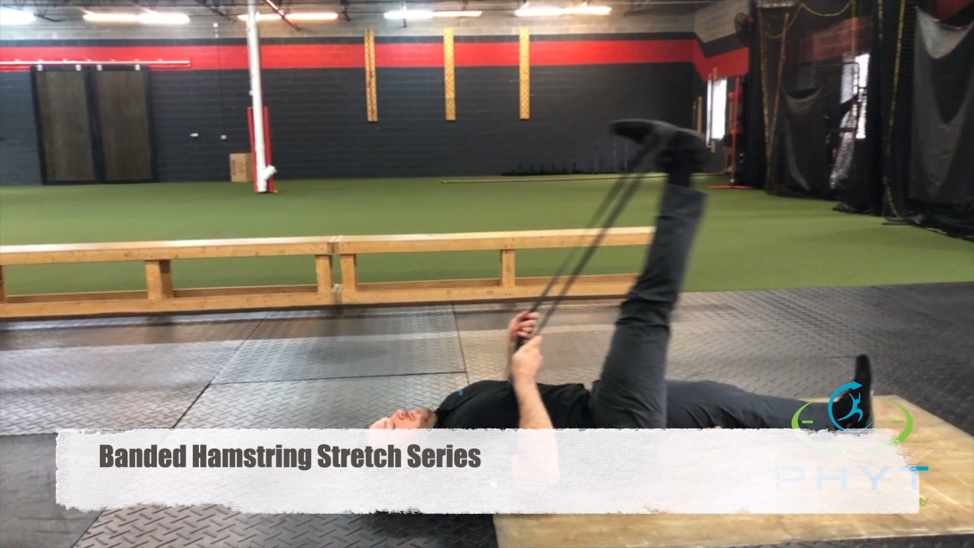 Banded Hamstring Stretch Series