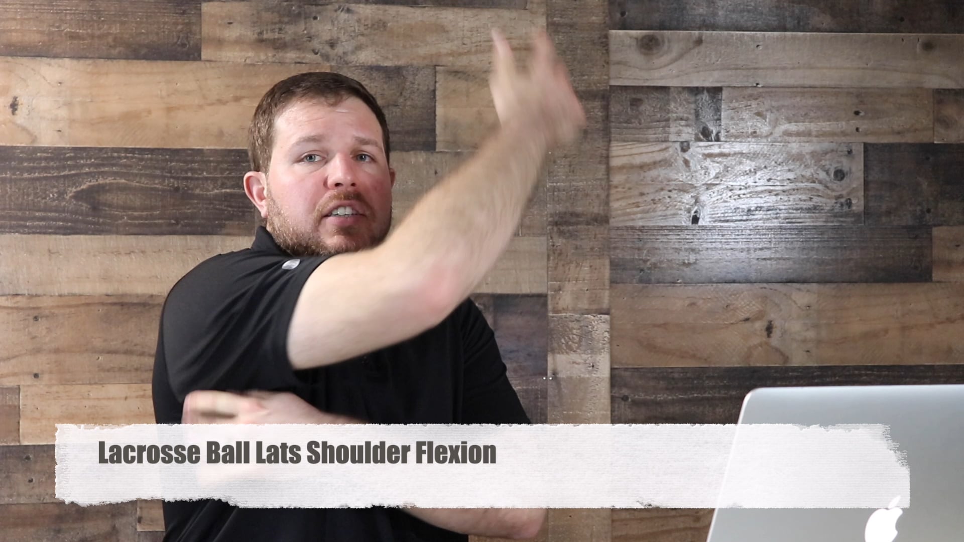 Lacrosse Ball on Lats Shoulder Flexion