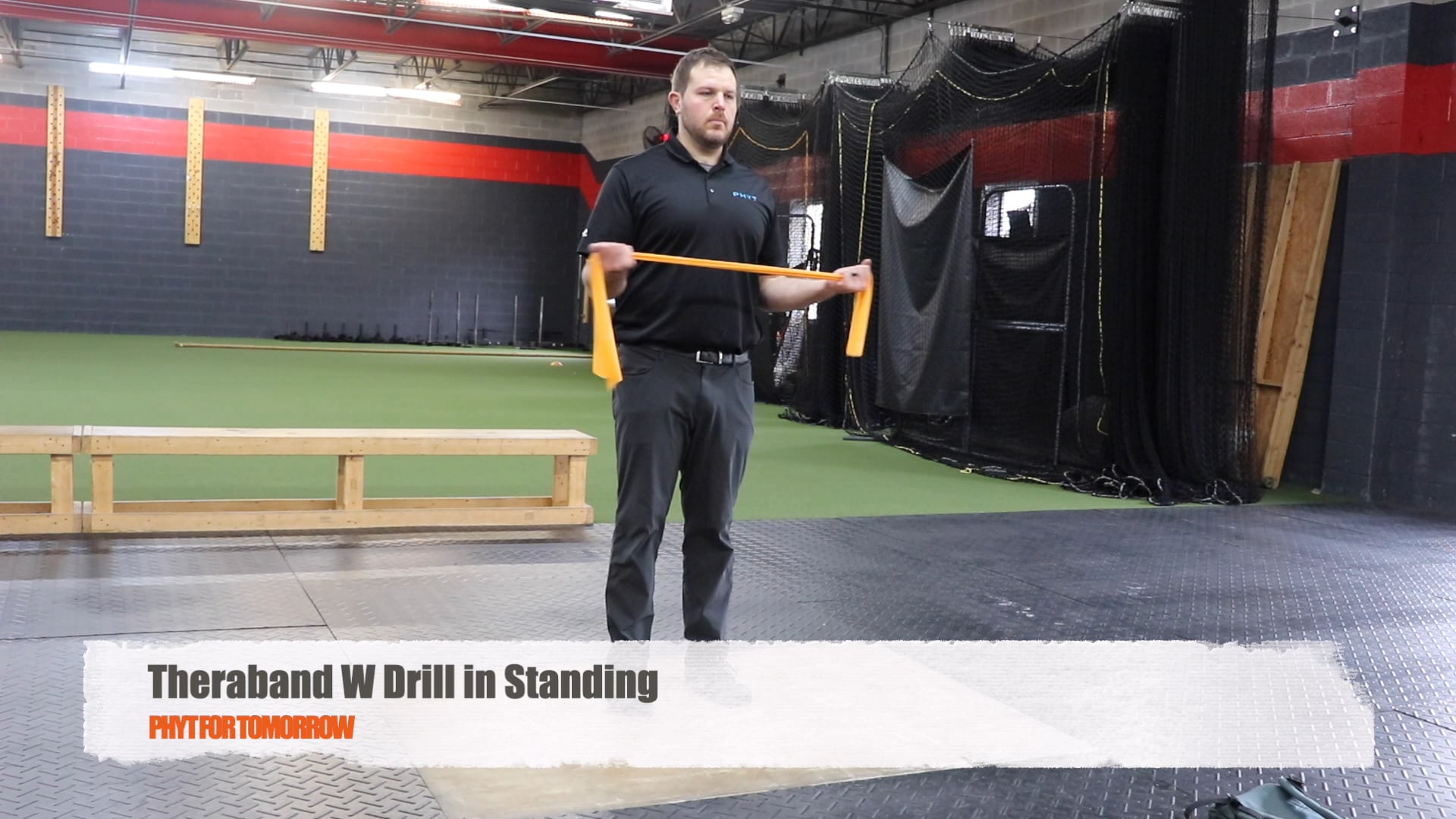 Theraband W Drill in Standing
