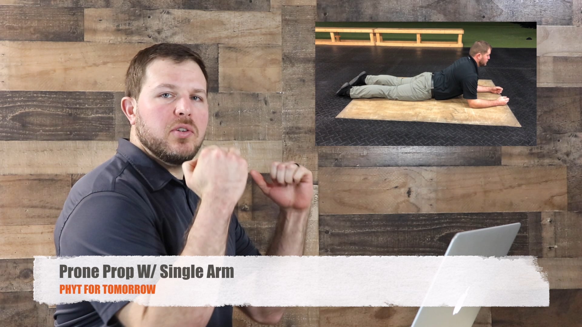 Prone Prop W: Single Arm Reach