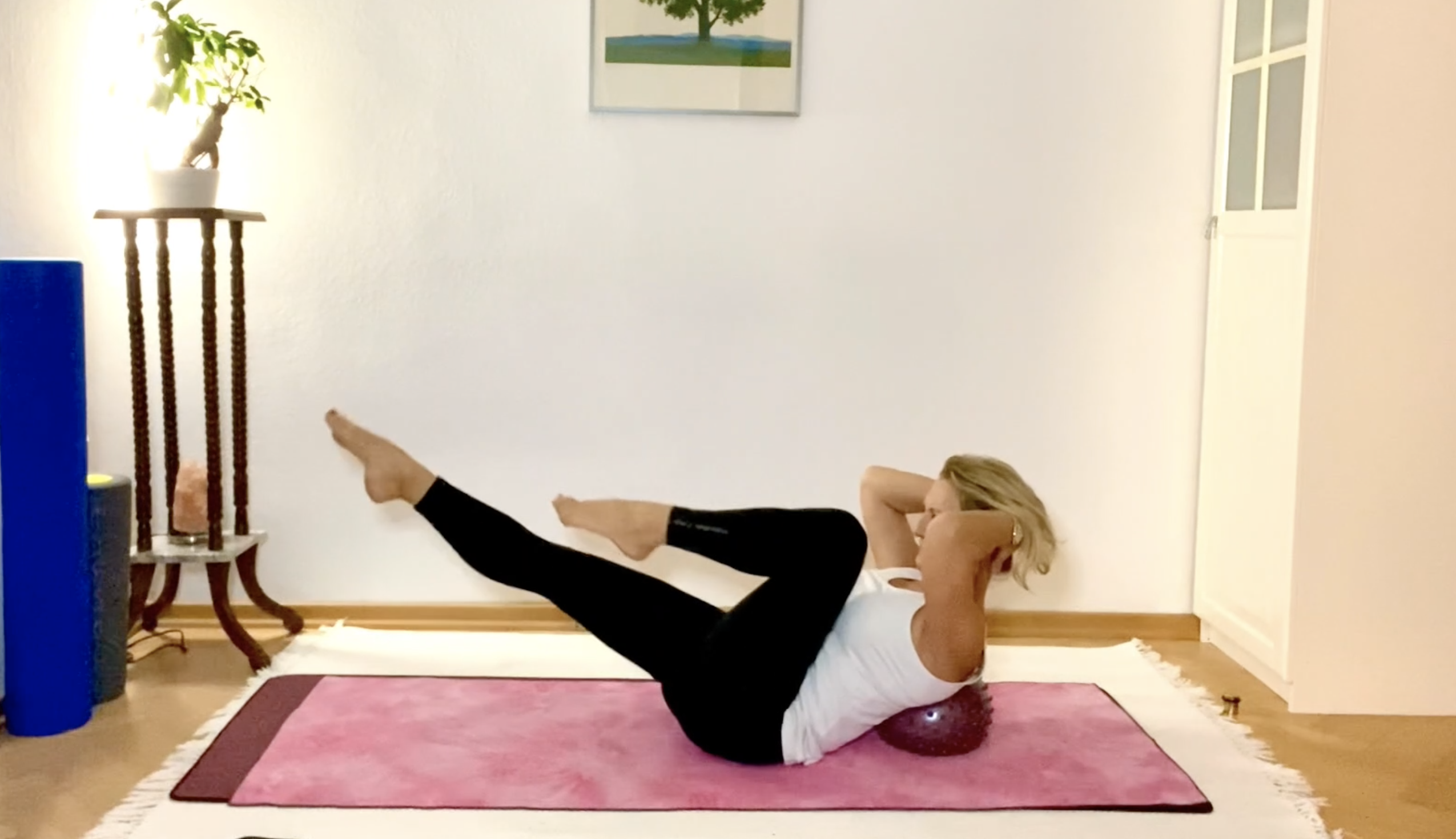 Intermediate Pilates mit Ring und Ball , ev. Ring durch Ball ersetzbar