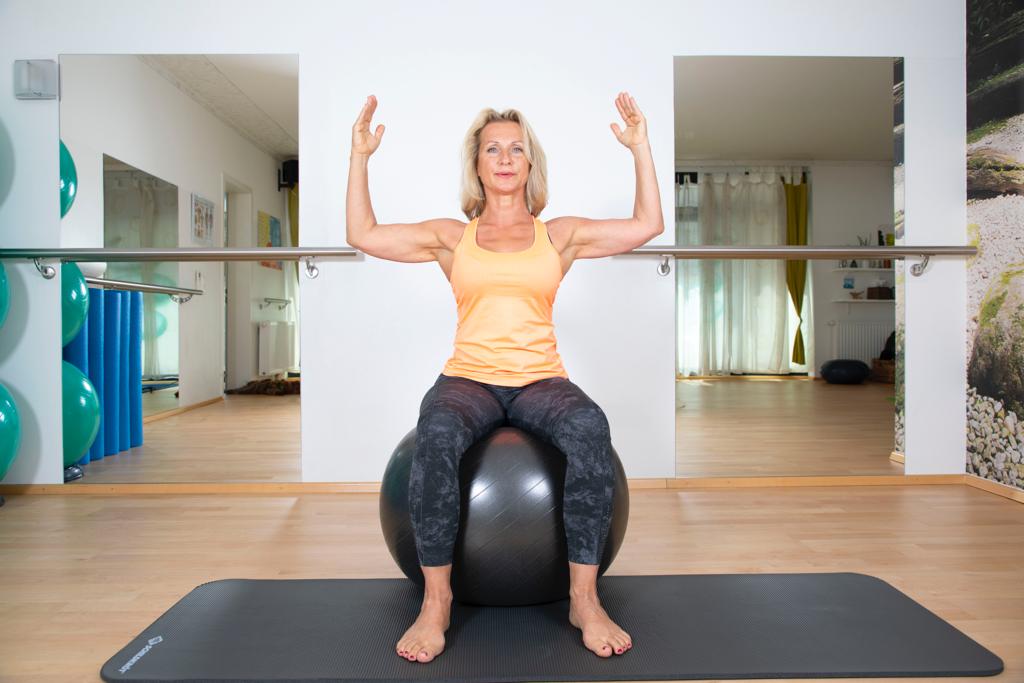 Entspannte Schulter, gelöster Nacken