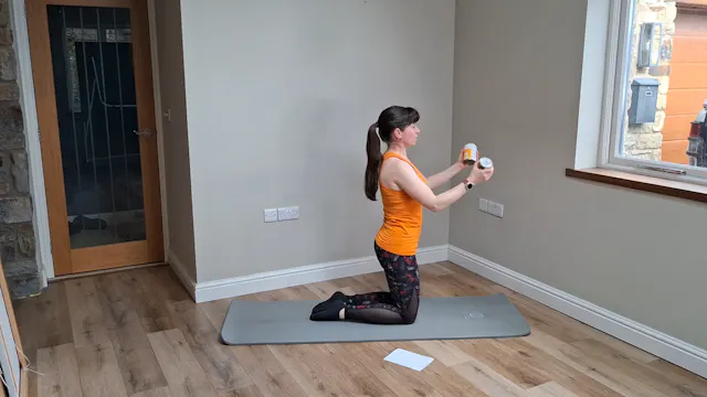 Level 1 Hand Weights Class, with Kirsten