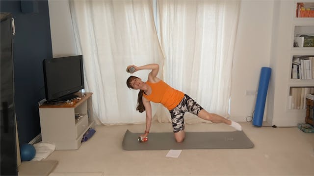 Level 2 Hand Weights Class, with Kirsten