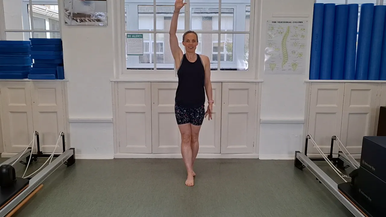 Level 1 Standing Pilates Class, with Jess - Standing Classes - Pilates ...