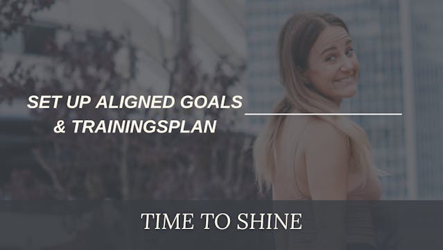 aligned goals & Trainingsplan