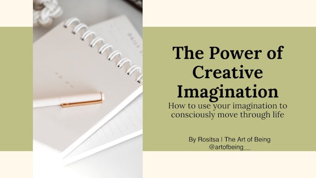 The Power of Creative Imagination, by...