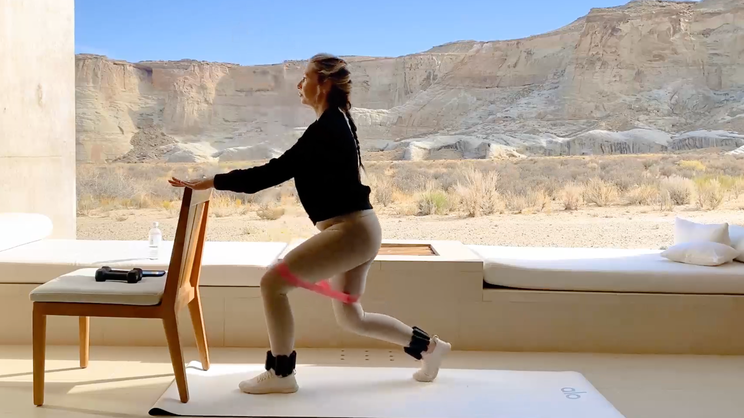 Workout 3: Standing Leg Series // Bands, Hand & Ankle Weights