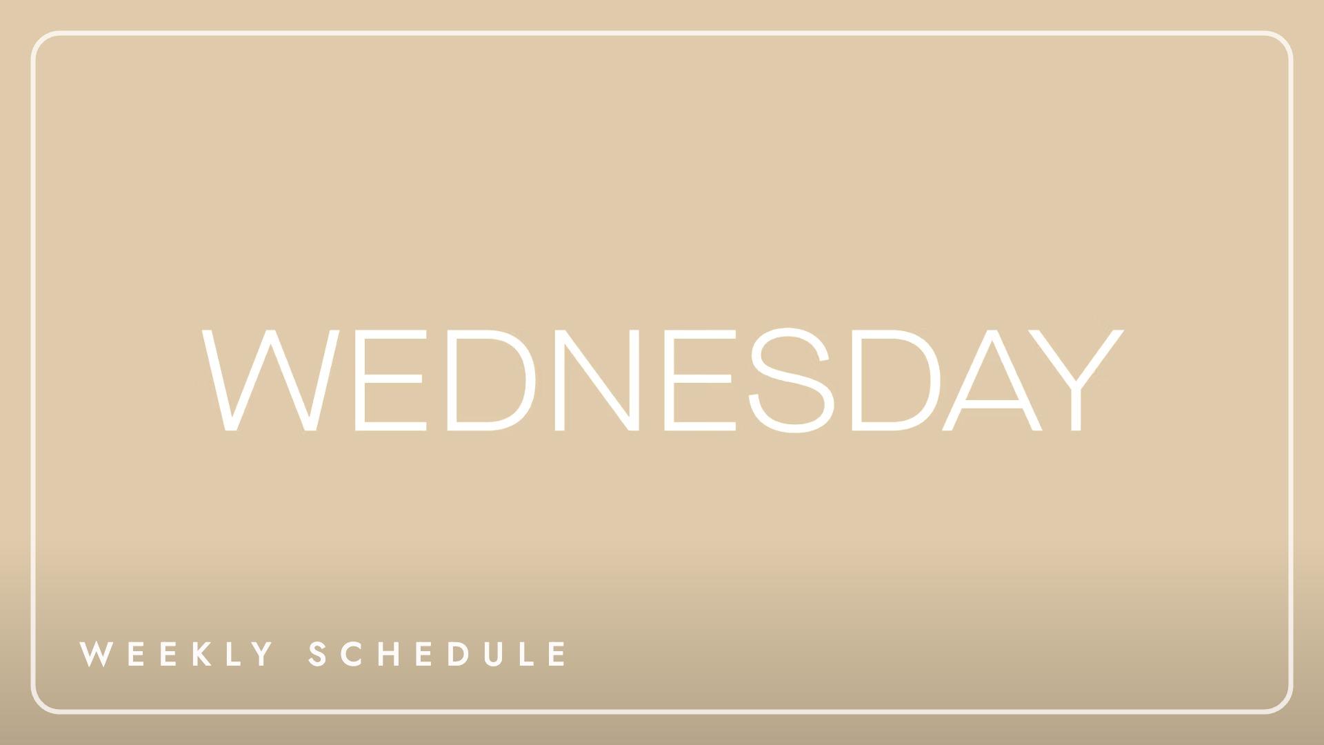 Wednesday