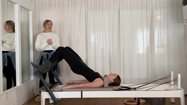 Reformer Series: Footwork with Arms a...
