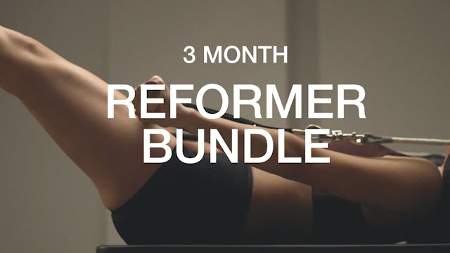 Full Reformer Series 3 Month Rental Bundle