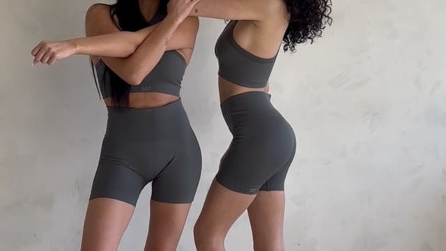 Amanda & Alexia Workout 1: Full Body with Fabric Bands, 43 min