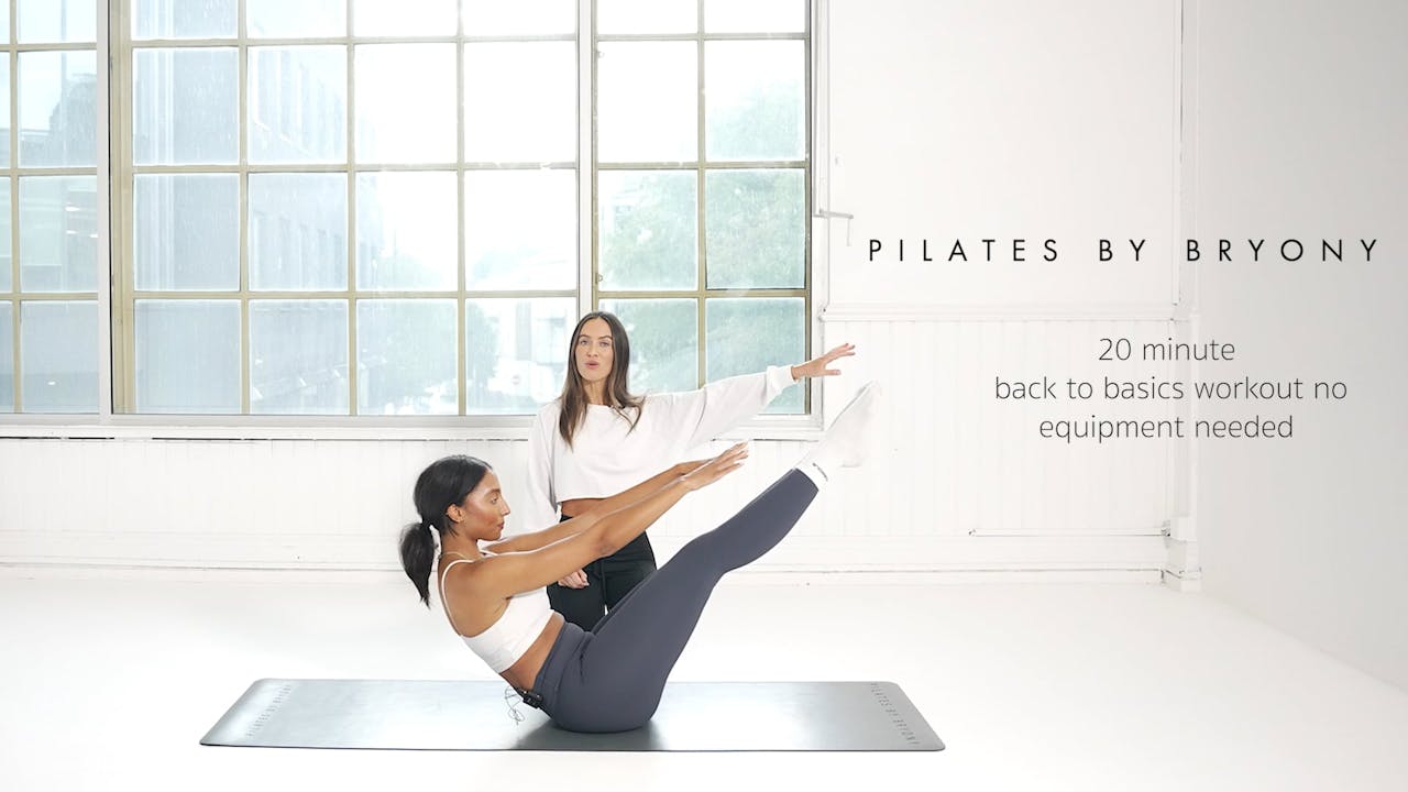 20 minute back to basics workout no equipment needed - Pilates By Bryony