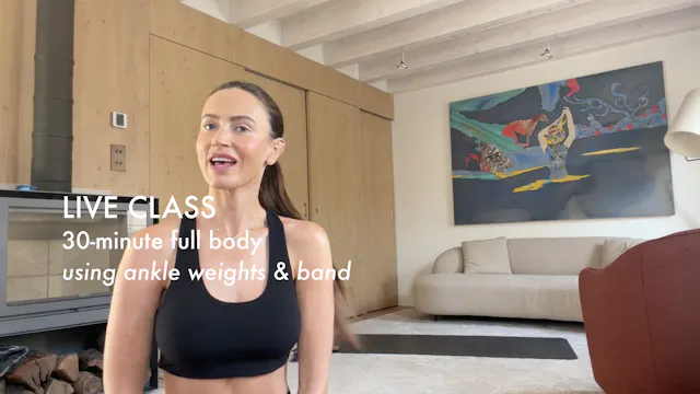 NEW LIVE: 30-minute full body using a...